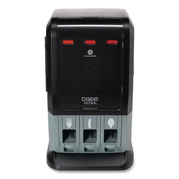 13.15 x 31.03 x 17.5 Tri-Tower Mini Dispenser - Black/Gray