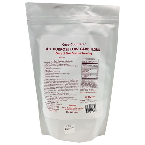 Dixie USA Carb Counters All Purpose Low Carb Flour Size: 16 oz.