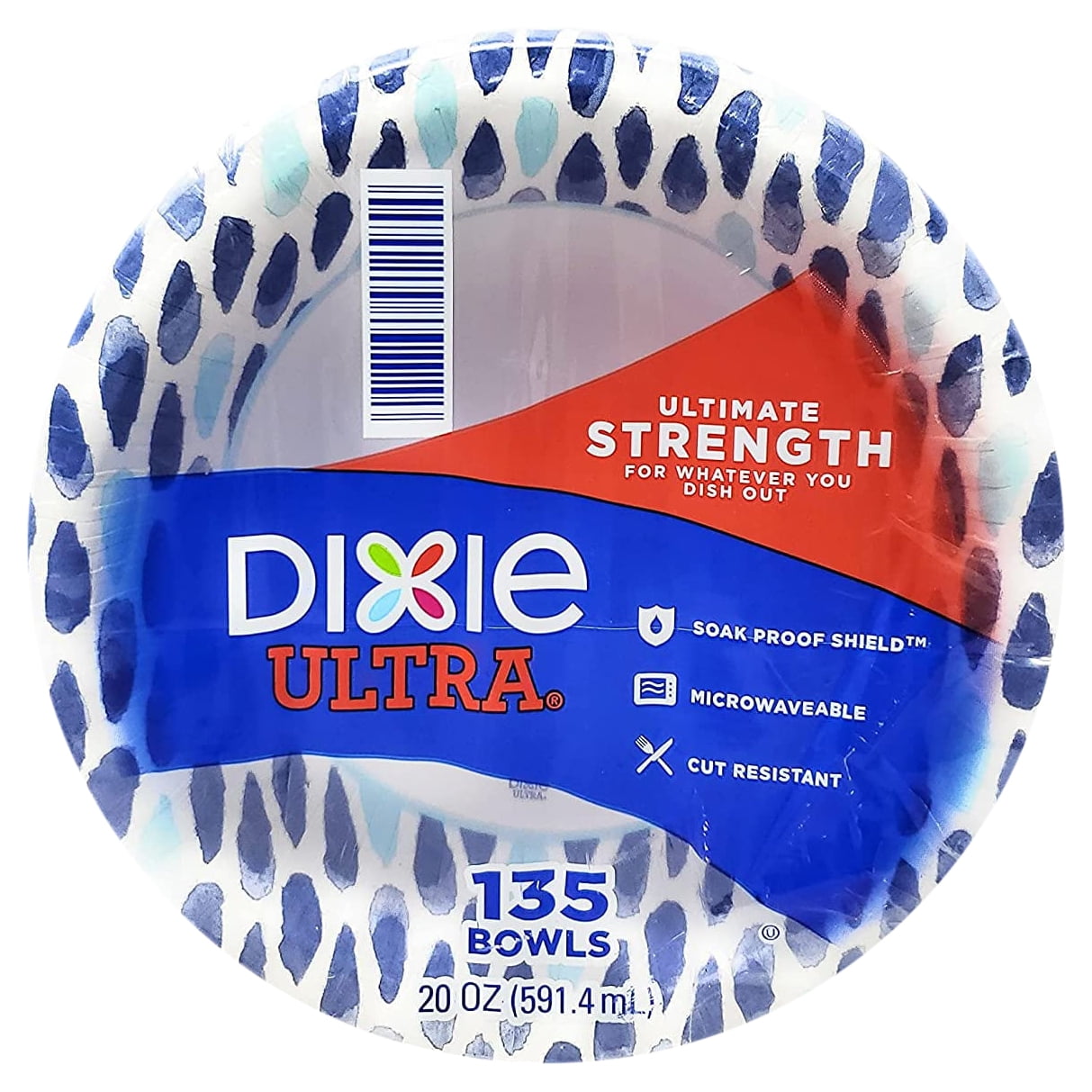 Dixie Ultra Paper Bowls, 20 oz, 135 Count