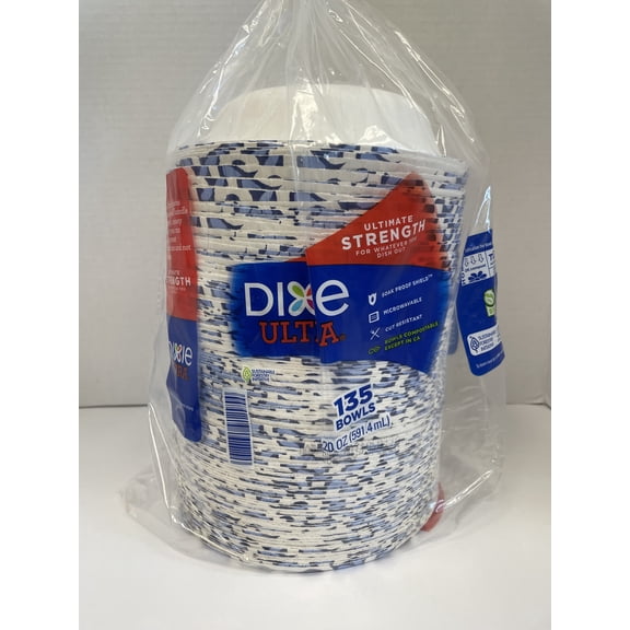 Dixie Ultra 20 oz Paper Bowl 135-count
