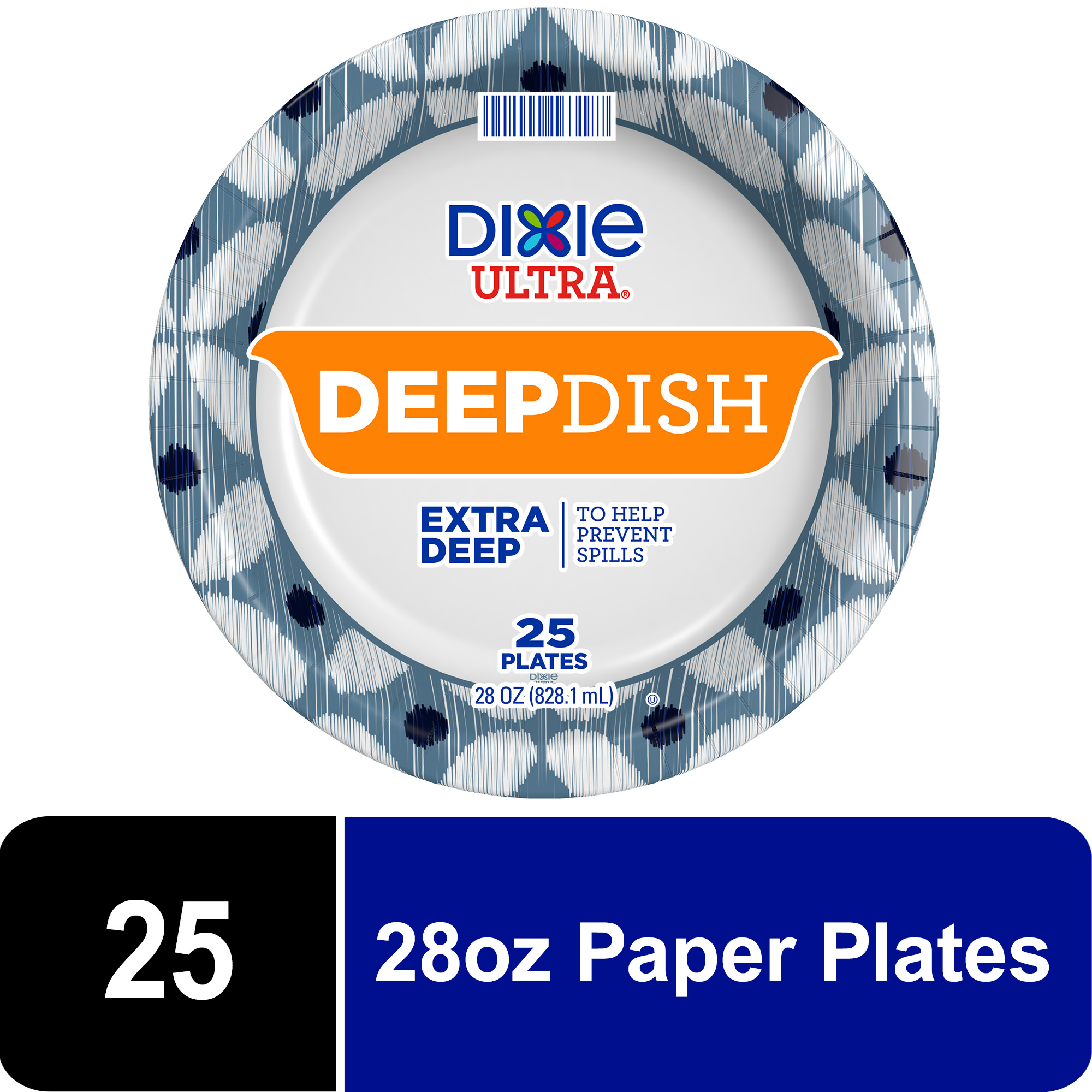Dixie Ultra Paper Plates, 8 1/2", 30 Ct