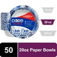 thumbnail image 1 of Dixie Ultra Disposable Paper Bowls, 20 oz, Multi-Color, 50 Count, 1 of 11