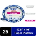 thumbnail image 1 of Dixie Ultra Platter Disposable Paper Plates, 12.5"x10", Multi-Color, 25 Count, 1 of 8