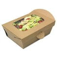 thumbnail image 1 of Dixie Ultra FF7X5X3 Windowed Food Container, Kraft, 1 of 1