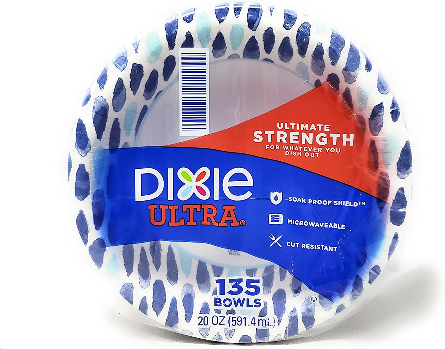 Dixie Ultra Paper Bowls, 20 oz, 135 Count