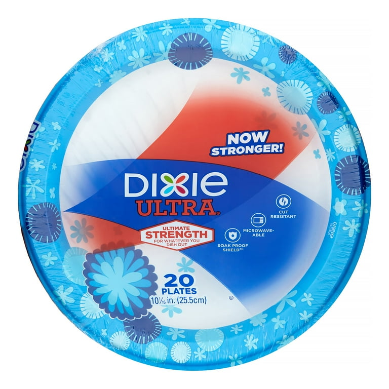Dixie Ultra® Flex Proof® 10 Inch Paper Plates, 44 ct - City Market