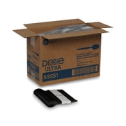 Dixie SmartStock Plastic Cutlery Refill, Spoons, 6", Series-O Mediumweight, Black, 40/Pack, 24 Packs/Carton