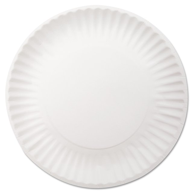 Dixie White Paper Plates, 9", 4 Packs of 250