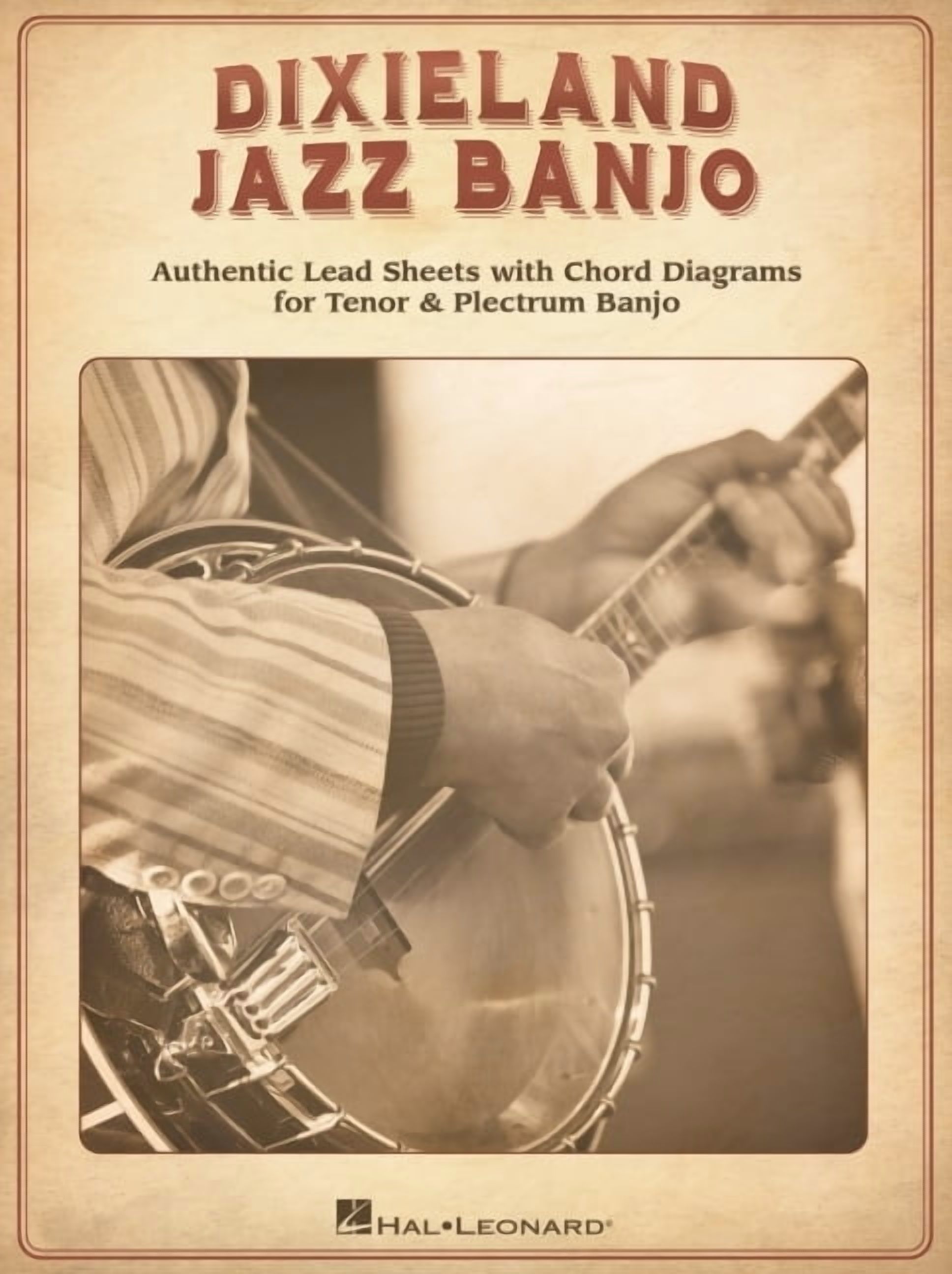 Dixieland Jazz Banjo: Authentic Lead Sheets with Chord Diagrams for Tenor & Plectrum Banjo, (Paperback)