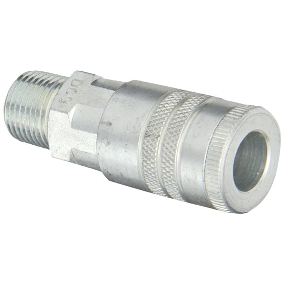 Dixon 1/2" Body x 1/2" MNPT Coupler, Steel, Industrial / Automotive (DC9)