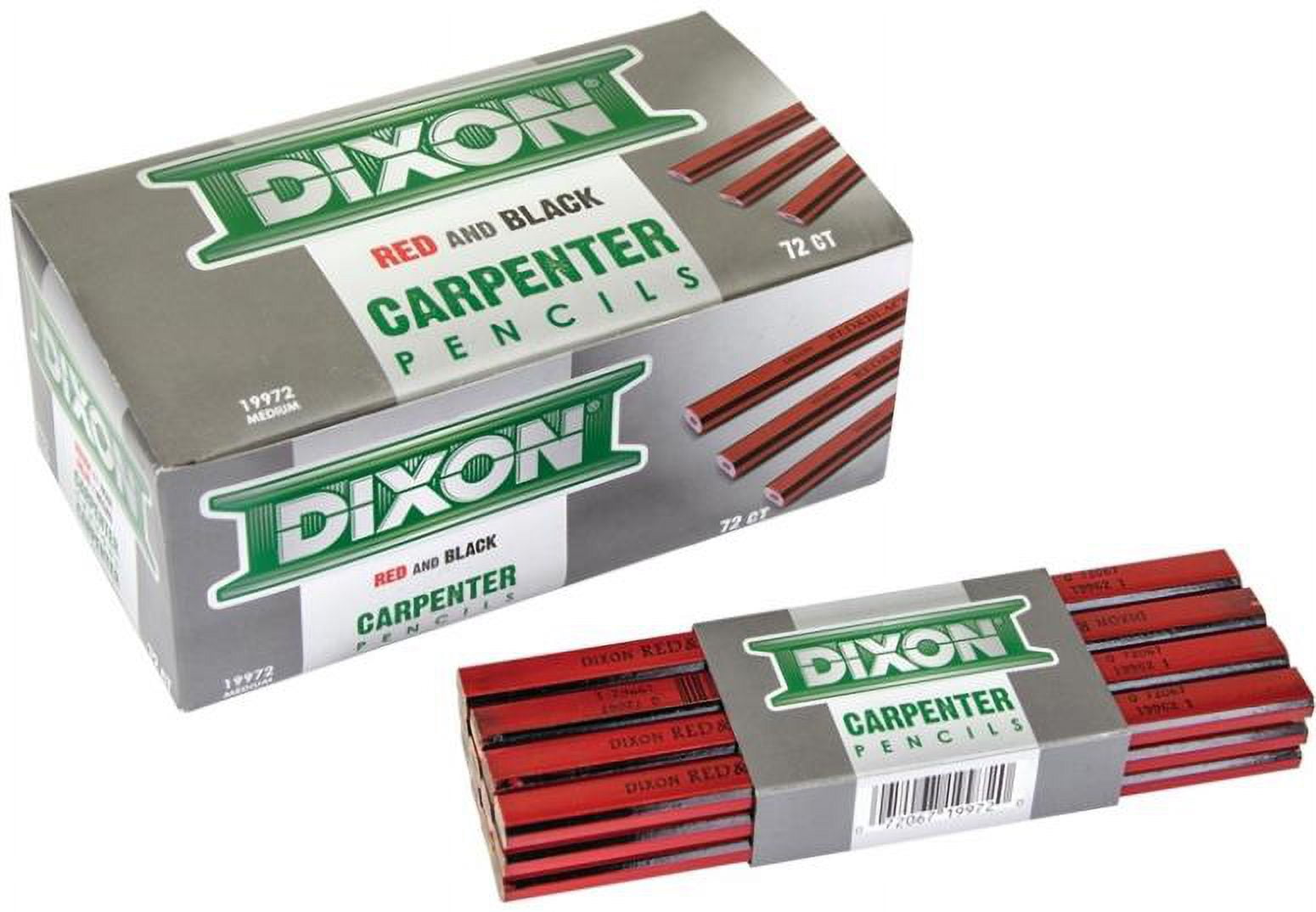 Dixon 19972 Carpenter Pencils 7" - 72ct