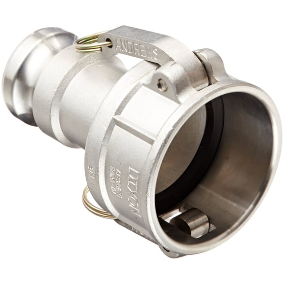 Dixon 3020-DA-SS Stainless Steel 316 Cam and Groove Reducing Hose Fitting, 3" Socket x 2" Plug CA3