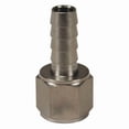 thumbnail image 1 of Barbed Hose Fitting,Hose ID 3/8",NPTF 1040604SS, 1 of 1