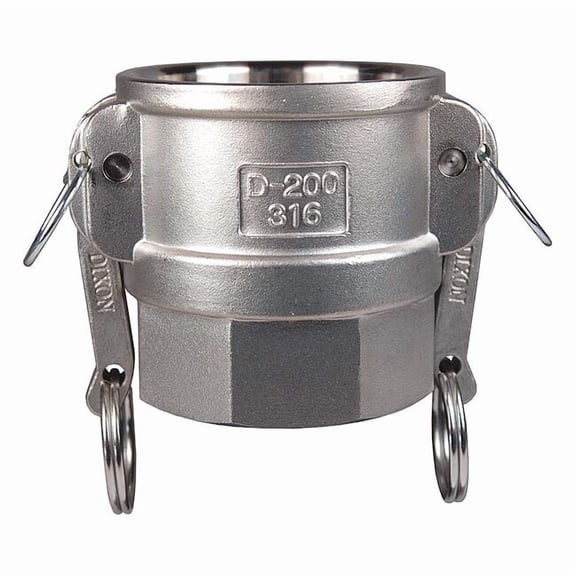 Dixon Cam and Groove Coupling,1/2",316 SS G50-D-SS