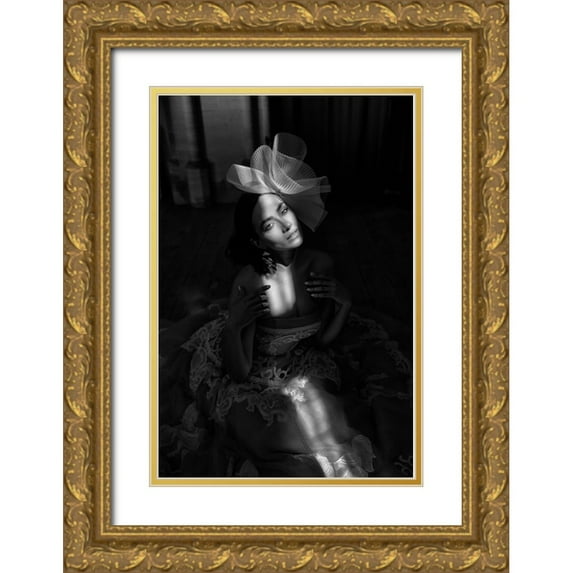 Dixon, Colin 13x18 Gold Ornate Wood Framed with Double Matting Museum Art Print Titled - Captured In Light