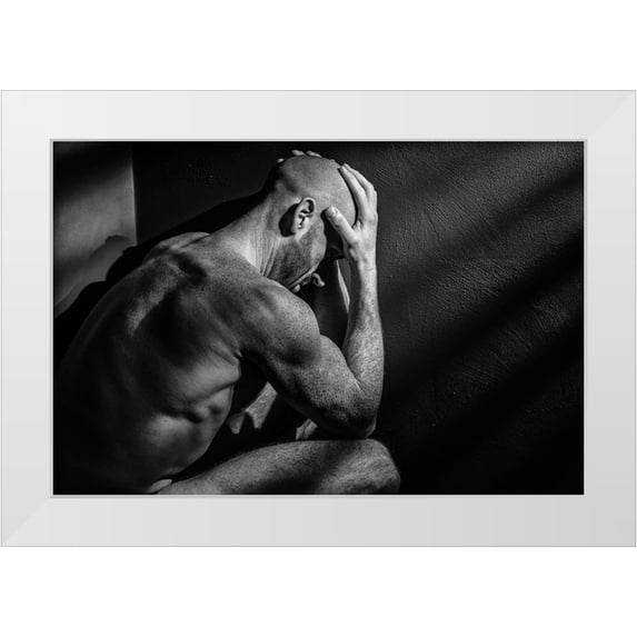 Dixon, Colin 14x11 White Modern Wood Framed Museum Art Print Titled - Trapped