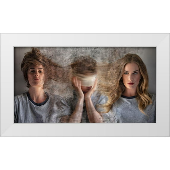Dixon, Colin 32x19 White Modern Wood Framed Museum Art Print Titled - Transition 1