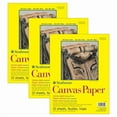 thumbnail image 1 of Strathmore 300 Series Canvas Paper Pad, Glue Binding, 10 Sheet, 9x12 inch, 3 Pack, 1 of 2