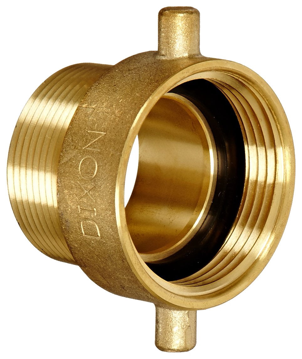 PVC-Gewindenippel 2" Außengewinde, 1 1/2" Innengewinde Verstärkt