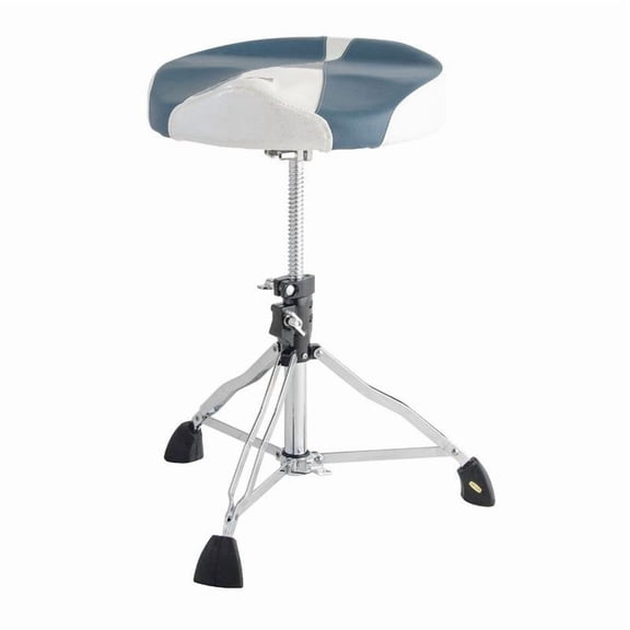 Dixon K Series Moto Drum Throne Blue/White - PSN13BW