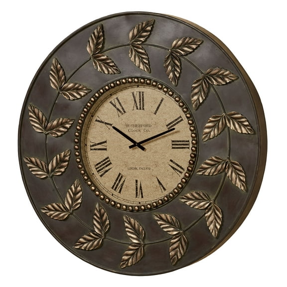 Dixon Leaf Wall Clock Bronze/Gold Bronze/Gold