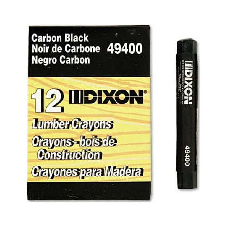 Dixon Hex Black Lumber Crayon in the Writing Utensils department at