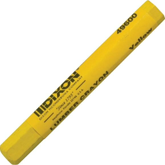 Dixon Lumber Crayons, Yellow