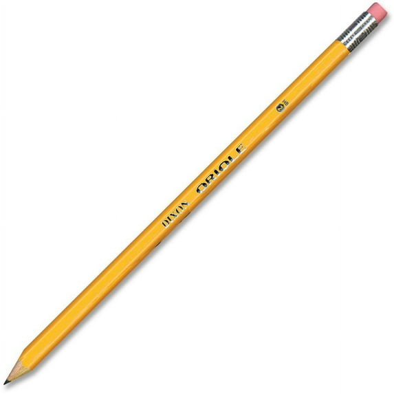 Dixon Oriole HB No. 2 Pencils - #2 Lead - Yellow Wood Barrel - 72 / Pack | Bundle of 5