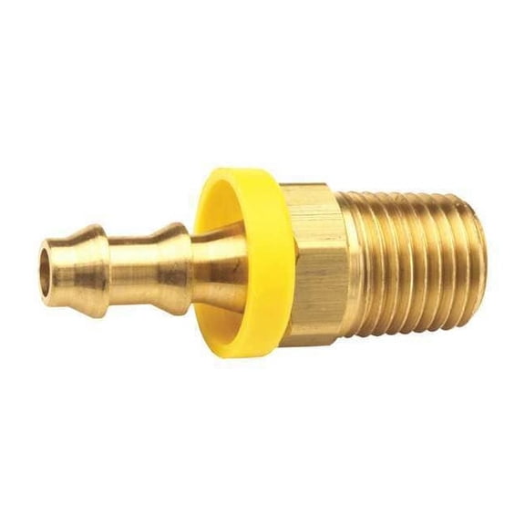 Push on Hose Fitting, 3/8 in x 1/4 in, Barb x NPT 2720604C