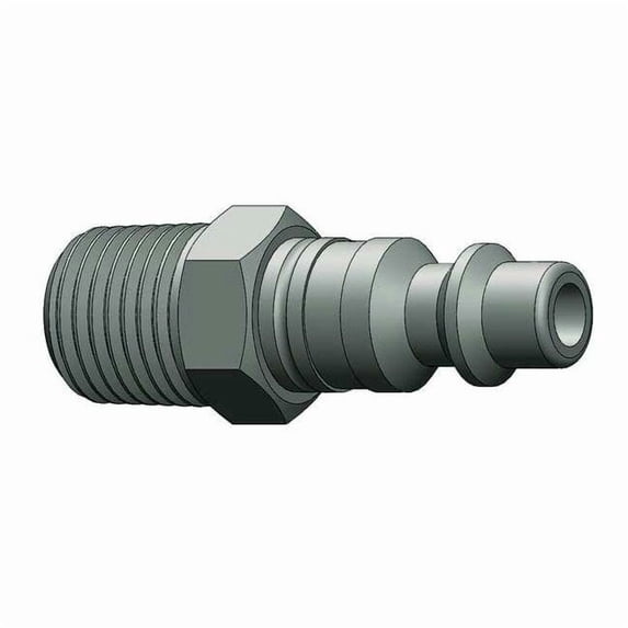 Dixon Quick Connect,Plug,1/4" Body,1/4"-18 D2M2-B