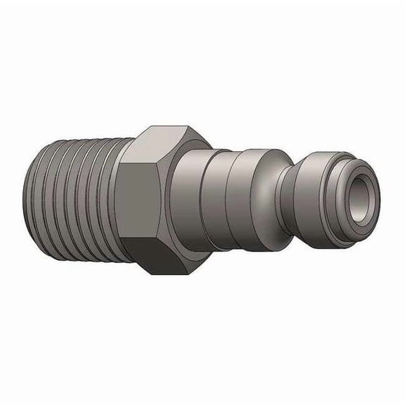 Dixon Quick Connect,Plug,3/8" Body,3/8"-18 J3M3