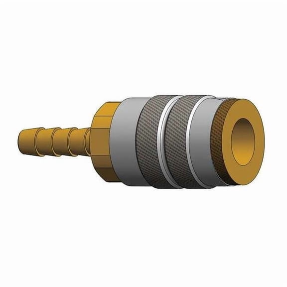 Dixon Barb to Indust. Coupler,Barb,1/2,Steel 4FS4
