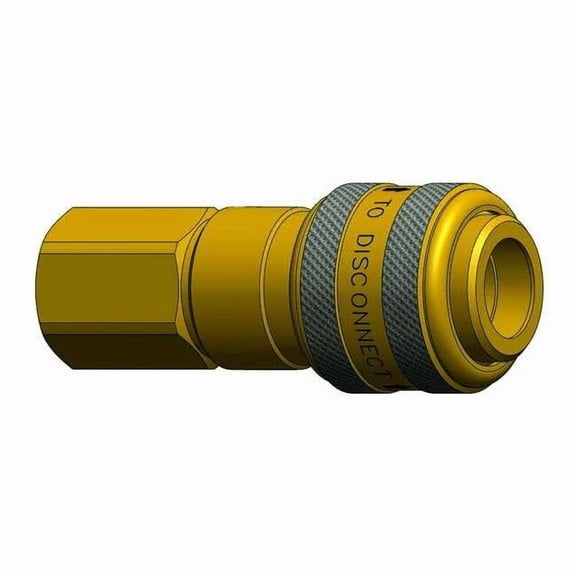 Dixon Coupler, Brass, 3/8 FNPT, 1/4 Body 2DF3-B