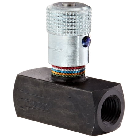 Dixon SN400 Steel Flow Control Valve, 1/4" NPT Female 1/4 inches NPT Female