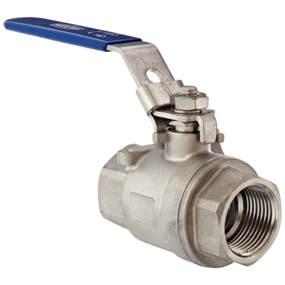 Dixon SSLBV100 Stainless Steel 316 Ball Valve, Locking Handle, 1" NPT Female CA2