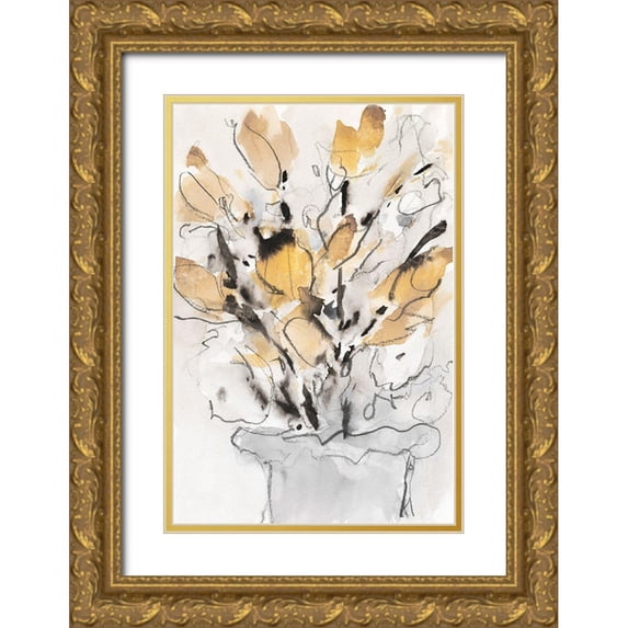 Dixon, Samuel 11x14 Gold Ornate Wood Framed with Double Matting Museum Art Print Titled - Seasonal Gatherings II