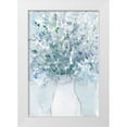 thumbnail image 1 of Dixon, Samuel 11x14 White Modern Wood Framed Museum Art Print Titled - Powder Blue Arrangement in Vase I, 1 of 4