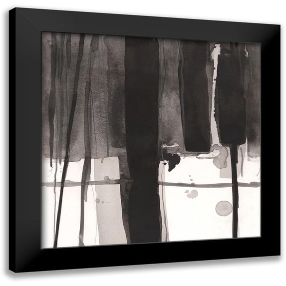Dixon, Samuel 12x12 Black Modern Framed Museum Art Print Titled - Pier Post Arrangement II