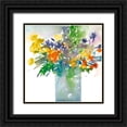 thumbnail image 1 of Dixon, Samuel 12x12 Black Ornate Wood Framed with Double Matting Museum Art Print Titled - Garden Elements II, 1 of 4