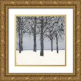 thumbnail image 1 of Dixon, Samuel 12x12 Gold Ornate Wood Framed with Double Matting Museum Art Print Titled - Forest Sketch I, 1 of 4