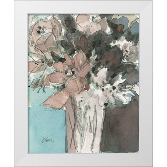 Dixon, Samuel 12x14 White Modern Wood Framed Museum Art Print Titled - Two Hues II