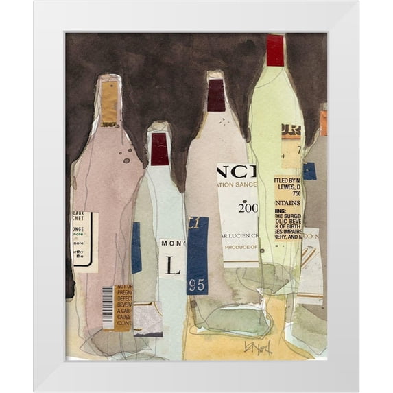 Dixon, Samuel 12x14 White Modern Wood Framed Museum Art Print Titled - Wines and Spirits IV