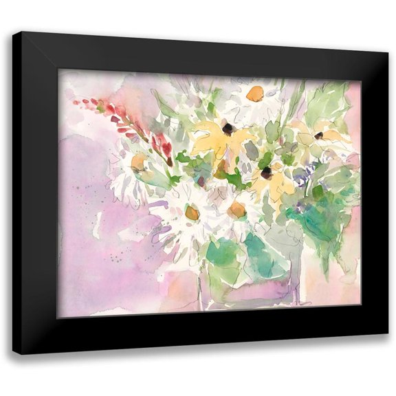 Dixon, Samuel 14x12 Black Modern Framed Museum Art Print Titled - Garden Inspiration III