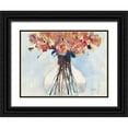 thumbnail image 1 of Dixon, Samuel 14x12 Black Ornate Wood Framed with Double Matting Museum Art Print Titled - Faded Roses I, 1 of 4