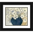 thumbnail image 1 of Dixon, Samuel 17x15 Black Ornate Wood Framed with Double Matting Museum Art Print Titled - White Blossom Study II, 1 of 4