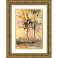 thumbnail image 1 of Dixon, Samuel 17x24 Gold Ornate Wood Framed with Double Matting Museum Art Print Titled - Fall Foliage Watercolor II, 1 of 4