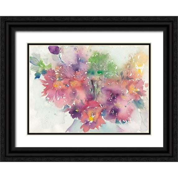 Dixon, Samuel 18x14 Black Ornate Wood Framed with Double Matting Museum Art Print Titled - The Arrangement