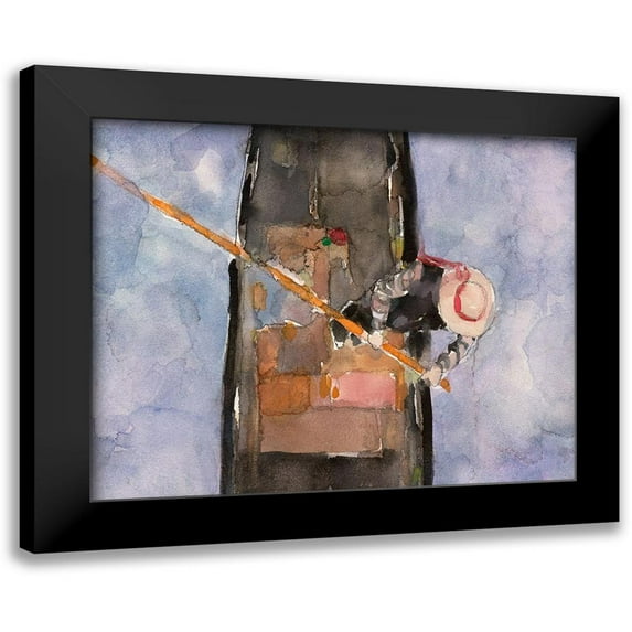 Dixon, Samuel 18x15 Black Modern Framed Museum Art Print Titled - Above the Gondola I