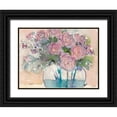 thumbnail image 1 of Dixon, Samuel 18x15 Black Ornate Wood Framed with Double Matting Museum Art Print Titled - Something Floral VI, 1 of 4
