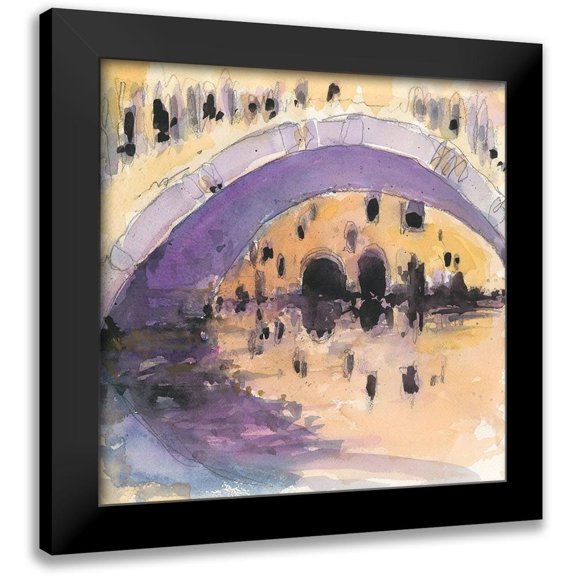 Dixon, Samuel 20x20 Black Modern Framed Museum Art Print Titled - Under The Bridge